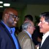 Winston Sill / Freelance Photographer
Hilton Kingston Hotel host Farewell Reception, held at Hilton Hotel, New Kingston on Tuesday night June 29, 2010. Here are Brian George (left); and Frank Rosheuvel  (right).