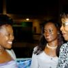 Winston Sill / Freelance Photographer
Marcia Weekes (left), chats with Siddier Chambers (centre), project officer at the Bureau for Women's Affairs and Dr Claudette Cooke, vice president of human resources and public relations at the Jamaica Broilers Group.
**********************************************************************

Cocktail Reception for the premiere showing of the movie Hush 2, held at Palace Cineplex, on Tuesday February 23, 2010.
