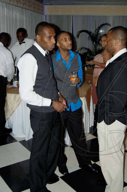 Kerry Wedderburn, John Daley and a guest.
