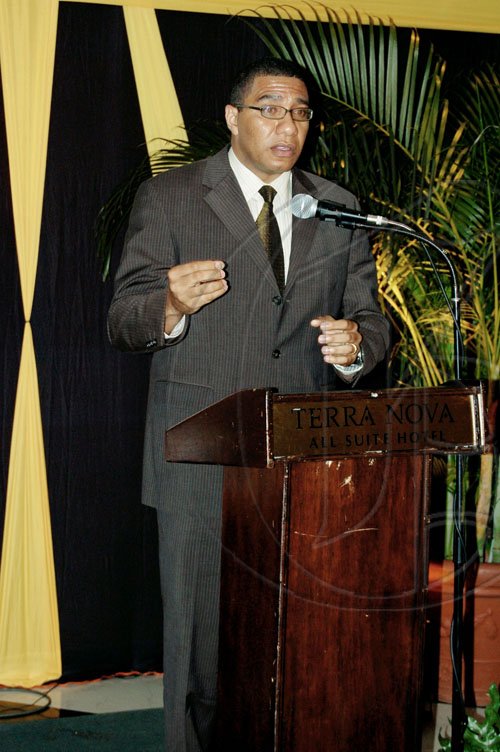 Guest speaker, Honourable Andrew Holness, Minister of Education