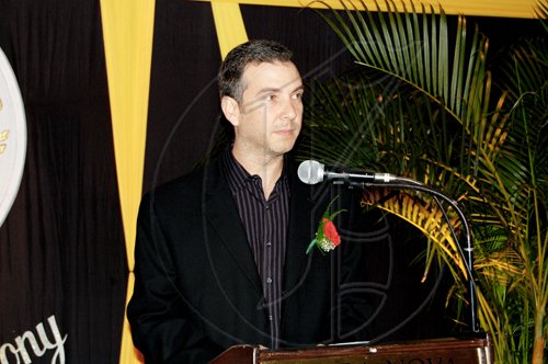 Matthew DeLeon, managing director, gives his welcome speech