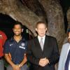 Winston Sill / Freelance Photographer
Prime Minister Bruce Golding (centre), jokes with (from left) West Indies captain Chris Gayle, Indian captain Mahendra Singh Dhoni, Indian High Commissioner Mohinder Singh Grover and Digicel Jamaica CEO Mark Linehan.

*************************************************************************************************Indian High Commissioner and Digicel host Reception for  Cricketers, held at India House, East King's House Road on Wednesday June 24, 2009.