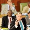 Norman Grindley/Chief Photographer
Audley Shaw, in parliament, April 8,2010.