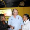 Contributed
Walter Elmore of Turnkey Productions chats with Marsha Lumley (left) brand manager, Smirnoff and Keri-Ann McKenzie, brand manager -  Heineken hang out at jazz.

***********************************************************at the Jamaica Jazz and Blues Festival on Thursday night January 28th at the Trelawny Multi-Purpose Stadium.