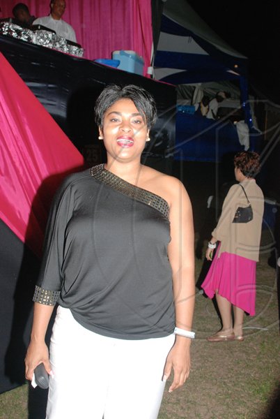 Janet Silvera Photo
 
Wife of St. Ann Member of Parliament, Othneil Lawrence, Alecia looked lovely in black and white.


*********************************************************************** at the Jamaica Jazz and Blues Festival at the Trelawny Stadium on Thursday night.
