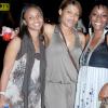 (From left) Tammy Scott, Nikki 'Prettygar' Lewis and Joy Powell looking like they just graduated Mt Alvernia High School as they partied at the Jamaica Jazz and Blues Festival on Thursday night at the Trelawny Multi-purpose Stadium.