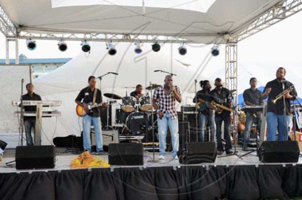 Sheena Gayle
Omega Element entertained the early bird jazz fest crowd on Thursday.