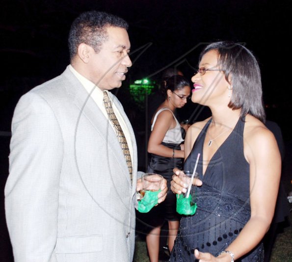 Colin Hamilton/Freelance Photogapher
Michael Samuel and Cathy Rattry grab a drink before sitting down to dinner at the Golden Cleats Awards.

*******************************************************
JAAA Awards at Jamaica House on Saturday January 8, 2010.