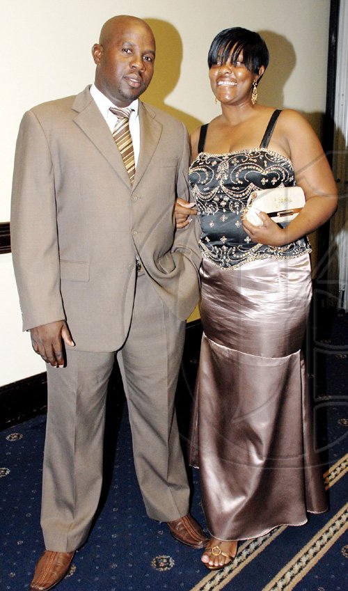 Colin Hamilton/freelance photographer
Korey Maknaba and Valrie Levy make a fine pair at the Jamaica Constabulary Force awards dinner.

*********************************************************************** at the Pegasus Hotel on Saturday September 5, 2009.