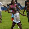 Ricardo Makyn/Satff Photographer.
Youngsters  making final preparations for the Independence Gala performance at the National Stadium on Thursday 5.8.2010.
