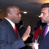 Colin Hamilton/Freelance Photographer
It wasn't me! seems to be what the Contractor General Greg Christie, left is saying to the Spanish Ambassador Jesus Silva during the Embassy of Japan hosted a reception in honour of the 76th birthday and 20th year of the reign of the Emperor Akhito at the Pegasus Hotel on December 9, 2009.