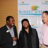 Contributed
From left, Clifton Reader, GM, Sunset Jamaica Grande, Maxi Priest, Ian Kerr Managing Director, Sunset Resorts, share a joke after Maxi's performance at Jamaica Jazz and Blues Prelude ? ?Jamming in Sunset Jamaica Grande? on Monday night in Ocho Rios.