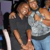 Janet Silvera
Was Janice Allen (left) hiding her legs at 'The Prelude' to the Air Jamaica Jazz and Blues Festival concert at RIU Montego Bay on Tuesday night? Maybe not, but her smile and that of birthday girl Angella Bennett, director of sales at the resort, were big enough to hide anything else.