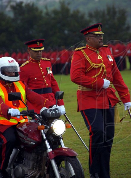 Norman Grindley/Chief Photographer
Jamaica Defence force change of command parade. October 9,2010.
