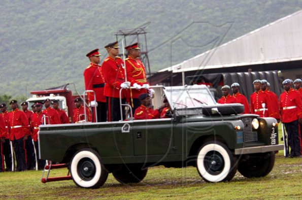 Norman Grindley/Chief Photographer
Jamaica Defence force change of command parade. October 9,2010.