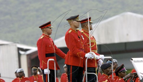 Norman Grindley/Chief Photographer
Jamaica Defence force change of command parade. October 9,2010.