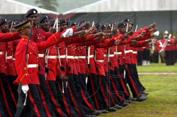 Norman Grindley/Chief Photographer
Jamaica Defence force change of command parade. October 9,2010.
