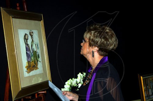 Winston Sill / Freelance Photographer
Jamaicans For Justice (JFJ) in association with Knutsford Court Hotel presents their Gala Dinner, Art and Collectibles Auction, held at Knutsford Court Hotel, Ruthven Road on Friday night June 4, 2010. Here is Diane Fredricks.