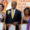 Rudolph Brown/Chief Photographer
Doctors Honoured by the Jamaica Medical Foundation from left Professor Kathleen Coard, Dr. Winston Dawes, Dr. Minerva Marcia Thame and Professor Denise Eldemire-Shearer, at the Jamaica Medical Foundation awards and fund-raising banquet at the Hilton Hotel in New Kingston on Saturday, March 21-2009