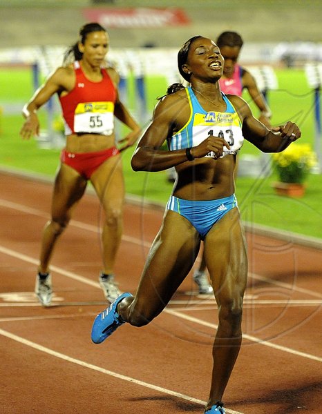 Ian Allen/Photographer
Jamaica International Invitational track meet at the National Stadium.