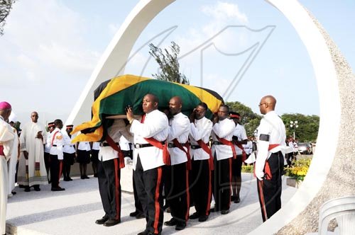 Ian Allen/staff Photographer
Lady Bustamante funeral.