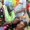 Mel Cooke photo

The clown painted many happy faces at Skool Aid.