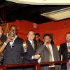 Winston Sill / Freelance Photographer
Supreme Ventures Limited launch party for the "Super Lotto Game", held at Pure Plush Lounge, Trinidad Terrace, New Kingston on Tuesday August 25, 2009. In photo here fromleft are Ann Dawn Young-Sang; Brian George; Erick Dyson; Paul Hoo; Jose B. Guzman; and Elvin Diaz.