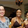 Winston Sill / Freelance Photographer
J. Wray and Nephew's Christene Wood (left), shares the cocktail of choice for the rum tasting evening with colleague Chesna Haber (right) and Digicel's Trisha K. Thompson of Digicel.
***********************************************************

Appleton Estate host Dinner and Tasting of Luxury Rum, held at Terra Nova All-Suite Hotel, Waterloo Road on thursday night November 19, 2009.