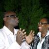 Winston Sill / Freelance Photographer
Director of Public Prosecutions Paula Llewellyn (right) elicits a comical reaction from Mayor of Kingston, Desmond McKenzie at his party.

host "Mayor's Appreciation Party", held at Eden Gardens, Lady Musgrave Road on Wednesday night December 30, 2009.