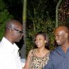 Winston Sill / Freelance Photographer
New Custos of Kingston Steadman Fuller (right) and wife Sonia greet the mayor, Desmond McKenzie.

**********************************************************

of Kingston and St Andrew, Desmond McKenzie host "Mayor's Appreciation Party", held at Eden Gardens, Lady Musgrave Road on Wednesday night December 30, 2009.