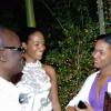 Winston Sill / Freelance Photographer
Mayor Desmond McKenzie makes the acquaintance Toni-Ann Reid while friend April Jackson looks on.
***************************************************************************************

f Kingston and St Andrew, Desmond McKenzie host "Mayor's Appreciation Party", held at Eden Gardens, Lady Musgrave Road on Wednesday night December 30, 2009.