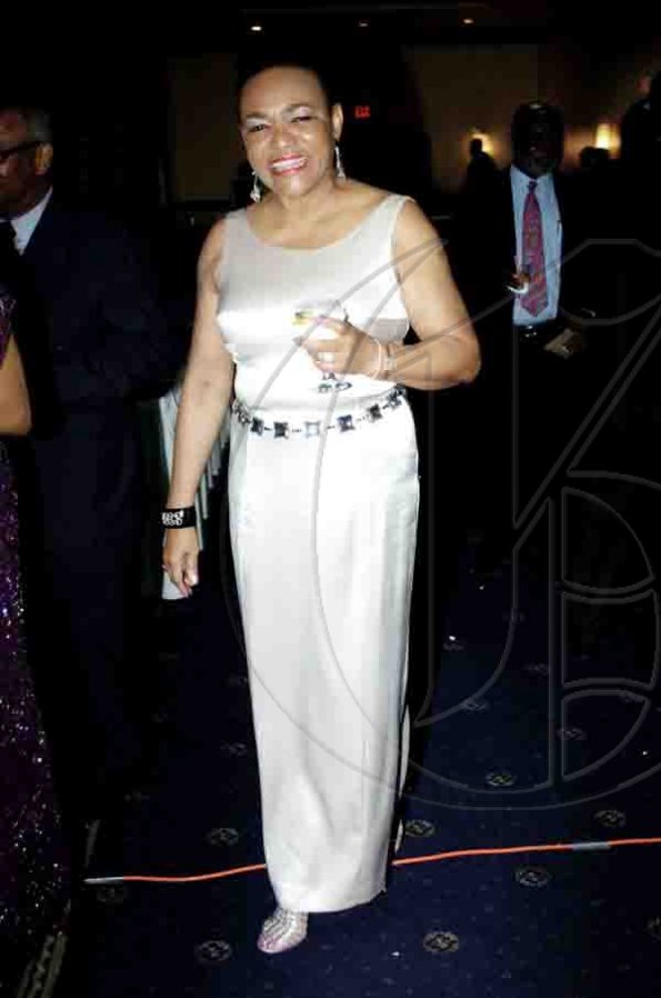 Winston Sill / Freelance Photographer
The always lovely  Maria Jones, permanent secretary in the  Ministry of Culture, Youth and  Sports arrives for the 
Mico University Alumni Association banquet.

******************************************************************************************************(MOSA) presents the Biennial Gold Medal Awards Banquet, held at the Jamaica Pegasus Hotel, New Kingston on Saturday night April 17, 2010.