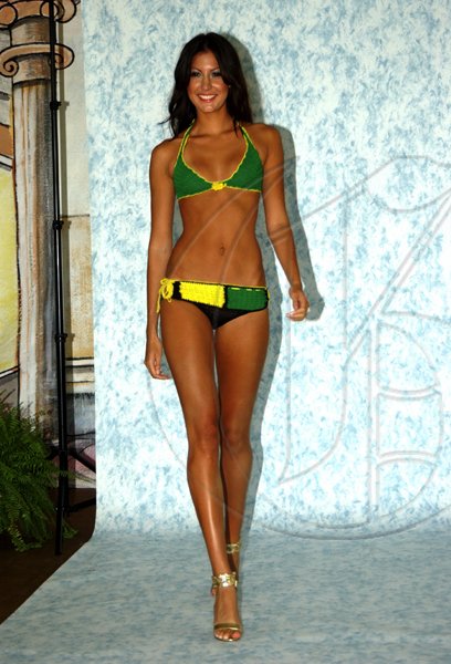 Winston Sill / Freelance Photographer
Miss Jamaica World 2009 Kerrie Bayliss model her Miss World wardrobe, held at Spartan Health Club, Lady Musgrave Road on Tuesday October 20, 2009.