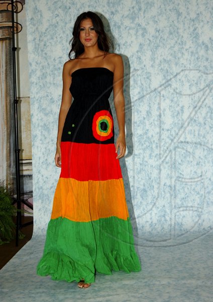 Winston Sill / Freelance Photographer
Miss Jamaica World 2009 Kerrie Bayliss model her Miss World wardrobe, held at Spartan Health Club, Lady Musgrave Road on Tuesday October 20, 2009.