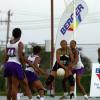 Peta-Gaye Clachar/Staff Photographer
JNA/Berger Paints netball finals at the Leila Robinson Stadium on Saturday, May 30, 2009.
