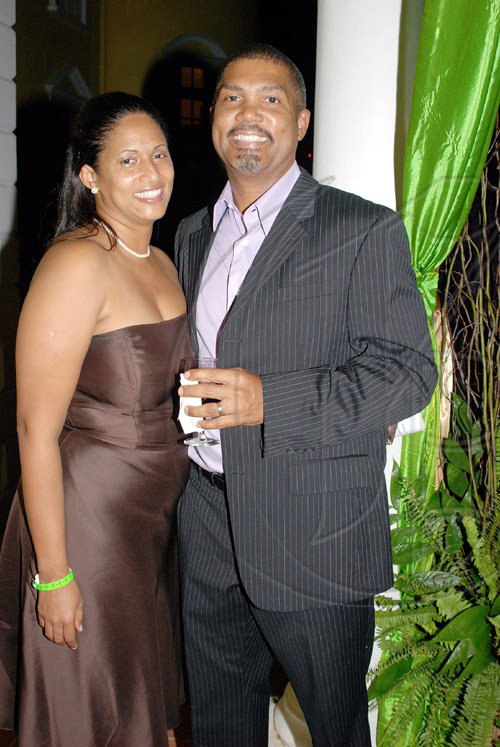 Janet Silvera Photo
AMResorts? Michael McMorris and Jamaica Trade and Investment?s Natalie Grandison pose for the camera.

*********************************************************s at Pioneers of Prosperity Awards ceremony at the Half Moon in Montego Bay last Friday night.