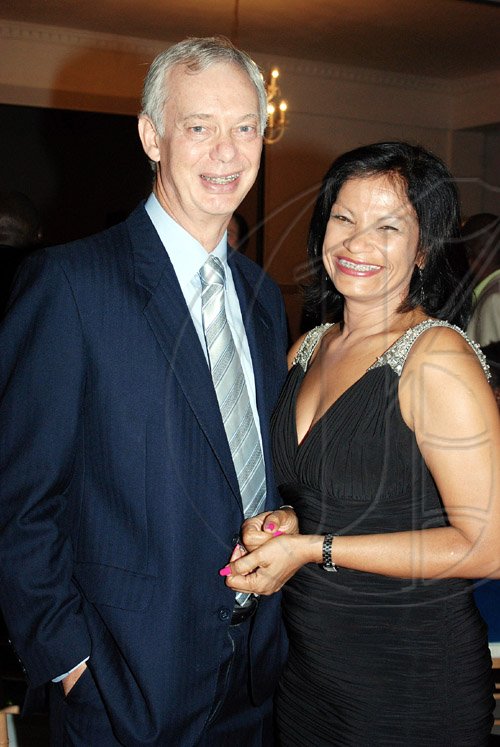 Janet Silvera Photo
 
Half Moon's managing director, Richard Whitfield and his wife Vee smile for the camera.

*********************************************  at the Pioneers of Prosperity Awards ceremony at the Half Moon in Montego Bay last Friday night.