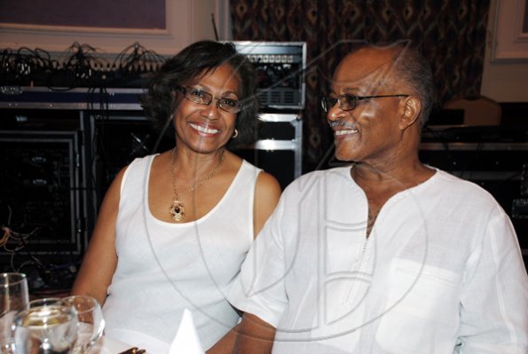 Janet Silvera
Sir Kenneth and Lady Hall are colour co-ordinated.