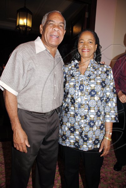Janet Silvera
Opposition spokesman on Finance DrOmar Davies and wife Dr Rose Davies.