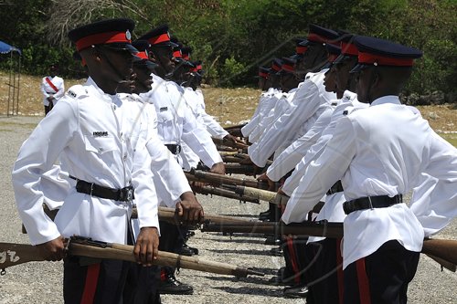 Ian Allen/Photographer
Passing Out Parade Batch 91 for 81 JCF Constables at the Jamaica Police Academy Twickenham Park St.Catherine.