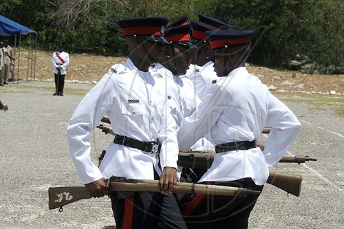 Ian Allen/Photographer
Passing Out Parade Batch 91 for 81 JCF Constables at the Jamaica Police Academy Twickenham Park St.Catherine.