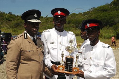 Ian Allen/Photographer
Passing Out Parade Batch 91 for 81 JCF Constables at the Jamaica Police Academy Twickenham Park St.Catherine.