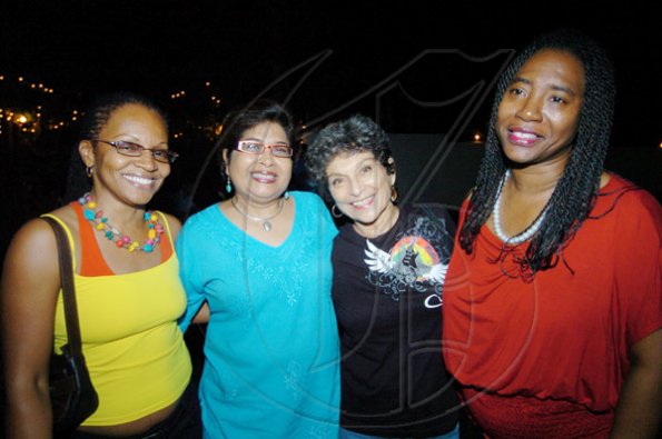 Winston Sill / Freelance Photographer
Woman power! Powerful women (from left) Patricia Donald, Jean Lowrie-Chin, Hilary Nicholson and Erica James King get together for the camera.
PRO Comm Christmas Party, held at Kingsway on Saturday night December 5, 2009.