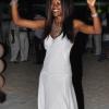 Janet Silvera Photo
 
Fashionista Karlene Kellond having a whale of a time at Rajeesh Kripalani's 40th birthday party at Cornwall Beach in Montego Bay last Saturday night.