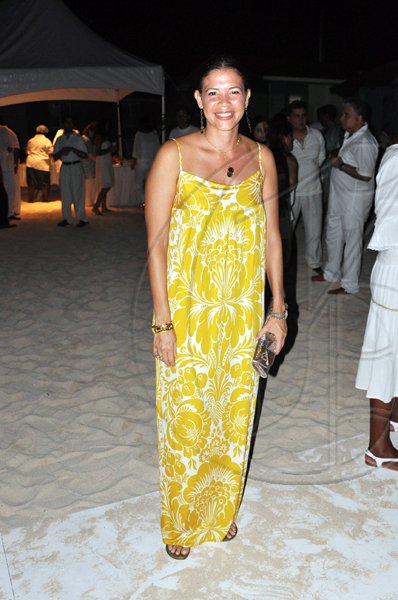 Janet Silvera Photo
 
No one would know how hard this fabulous chef works, Michelle Rosseau looking young, fresh and green at Rajeesh Kripalani's 40th birthday party at Cornwall Beach in Montego Bay last Saturday night.