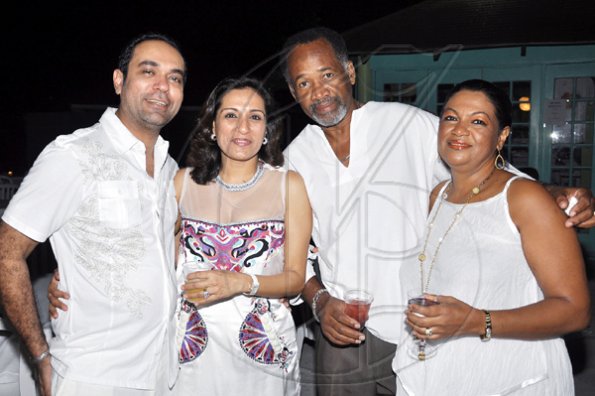 Janet Silvera Photo
 
From L- Hiro Uttam, wife of the birthday boy, Neha Kripalani and Edward and Sonia Ingleton at Rajeesh Kripalani's 40th birthday party at Cornwall Beach in Montego Bay last Saturday night.