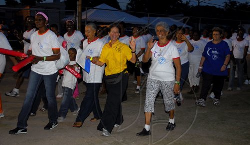 Colin Hamilton/ Freelance Photographer
Cancer survivors doing their lap to kick off the start of relay for Life 2009 on June 13