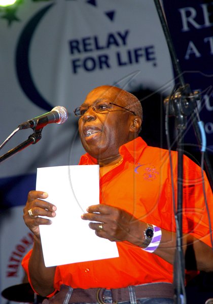 Winston Sill / Freelance Photographer
Jamaica Cancer Society, Relay For Life fonction, held at Police Officers Club, Hope Road on Saturday night June 26, 2010. Here is Gurney Beckford.