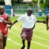 Norman Grindley/Chief Photographer
Three senior citizens compete in a race during senior citizens' sports day held at Jamaica College on Old Hope Road, St Andrew.