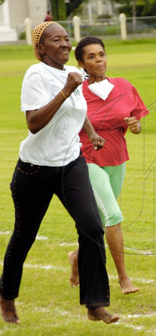 Norman Grindley/Chief Photographer
Senior citizens sports day at Jamaica college sports field.